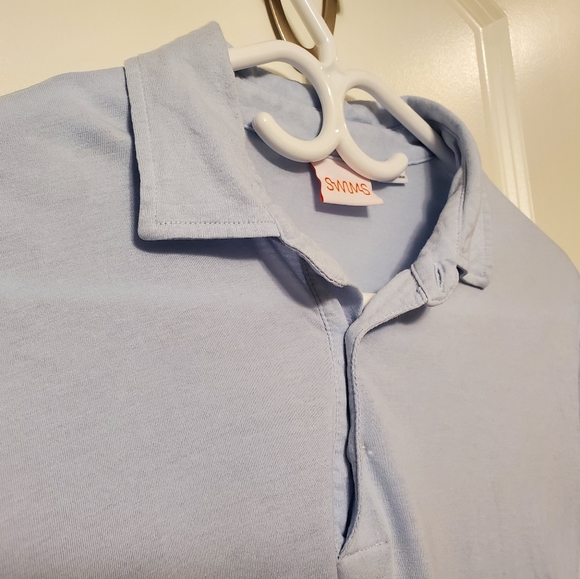 Swims Breeze Hoddevik Cotton-Tencel Polo (Blue) - Picture 2 of 10